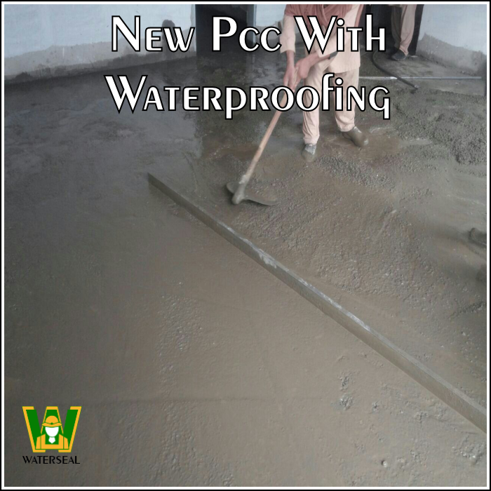 New Pcc with Waterproofing on Terrace