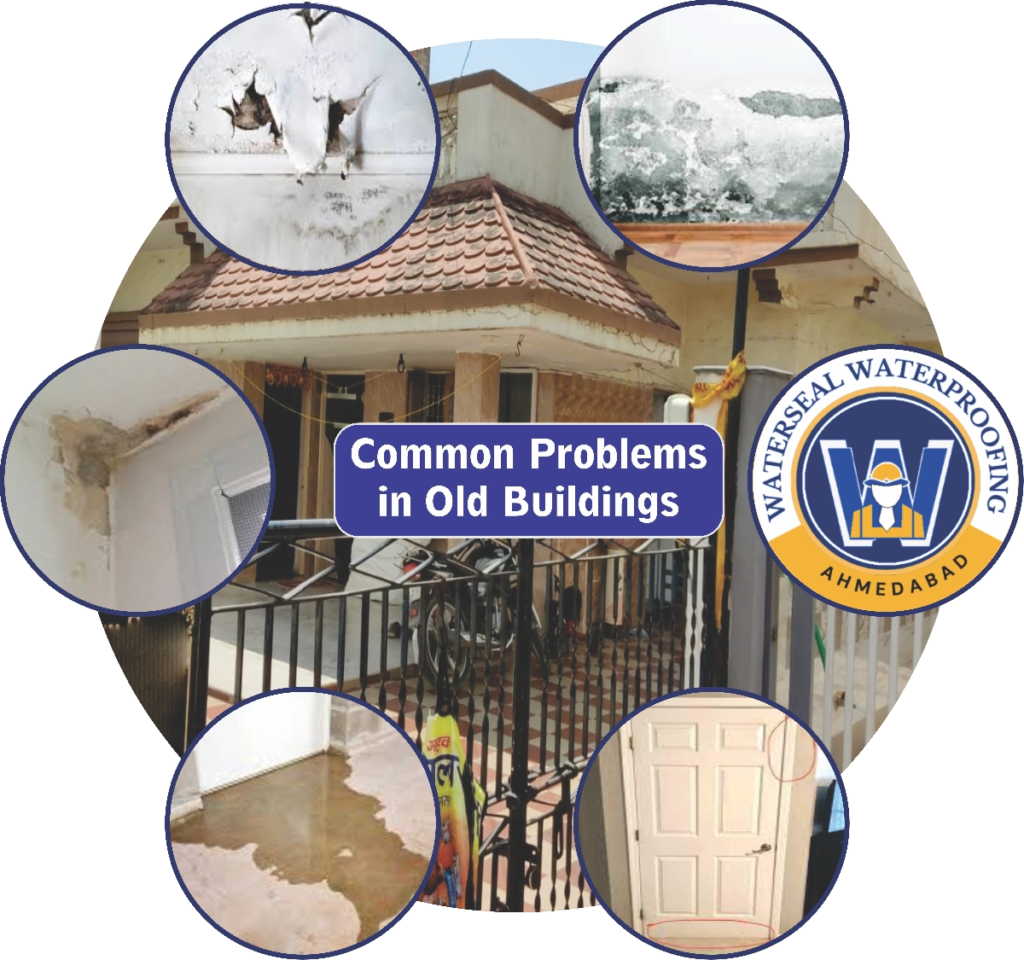 Common Problems in Old Buildings we Provide All Types Waterproofing Services