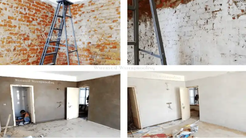 Interior Wall Waterproofing Method