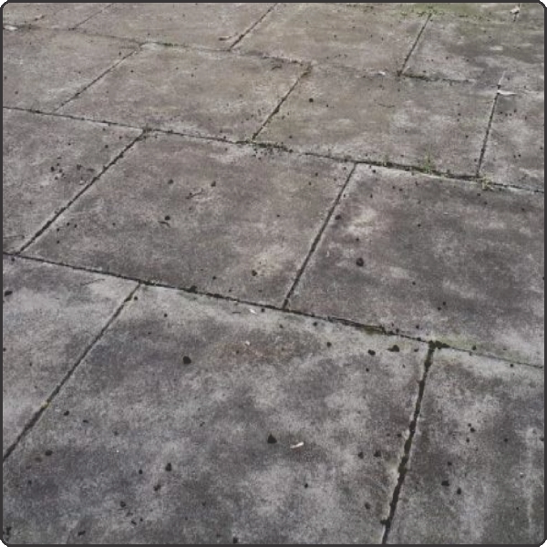 open tile joints on terrace causing water seepage and leakage