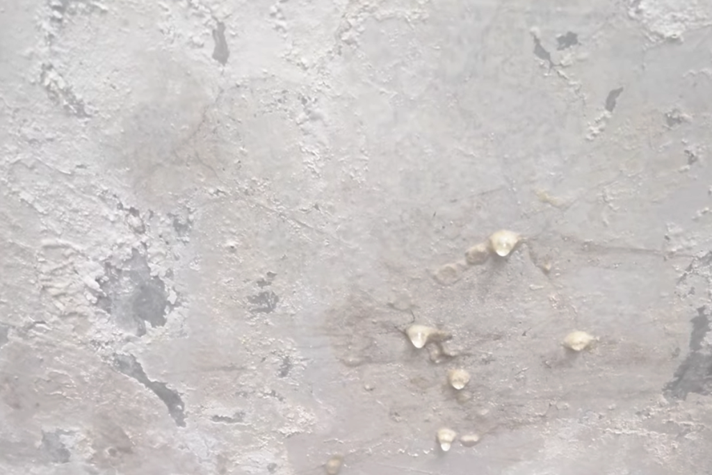 Water dripping from ceiling due to bathroom leakage