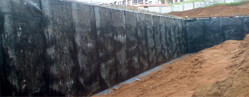 Waterproof membrane sheet installation on surface to block water seepage
